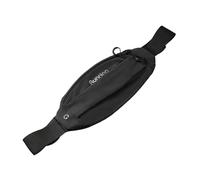 Marsupio riflettente da corsa, leggero, impermeabile, per sport all'aria aperta e attività all'aria aperta, Colore: nero.