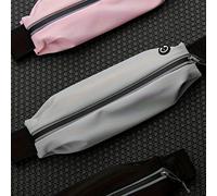 Marsupio riflettente per la vita per uomo e donna, marsupio unisex per corsa e attività all'aperto - impermeabile e regolabile, con tasca portacellulare aderente, ideale per jogging all'aperto e bicic