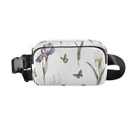 Marsupio rustico, con peonie arancioni, da donna, da uomo, a tracolla, per lo sport, per escursioni, Colore 06, 1 Size