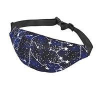 Marsupio rustico in legno con assi di legno, per donne e uomini, grande marsupio alla moda per viaggi, corsa, marsupio unisex, Si illumina al buio., Taglia unica