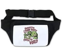 Marsupio Shapeshifting Lizard People Control The World Funny Conspiracy Marsupio Bianco
