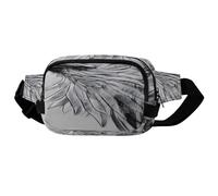 Marsupio Sketching An Eagle, con tracolla regolabile, borsa a tracolla, tessuto twill, marsupio, per allenamento all'aperto, viaggi, casual, corsa, escursionismo, ciclismo.
