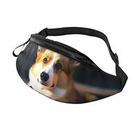 Marsupio Snow Mountain Wild Wolf per donne e uomini, alla moda, regolabile, per allenamento, corsa, viaggi, stile casual, Smart Corgi, Taglia unica