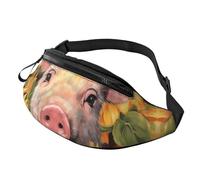 Marsupio sorridente per donne e uomini, borsa a tracolla alla moda, piccolo marsupio da esterno