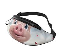 Marsupio sorridente per uomo donna moda marsupio regolabile borse a tracolla ovunque marsupio