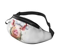 Marsupio sorridente per uomo e donna, impermeabile, sportivo, alla moda, borsa a tracolla con cinghia regolabile, grande borsa a tracolla per viaggi ed escursioni