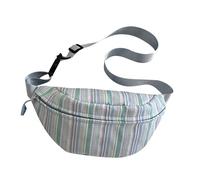Marsupio sportivo alla moda ispirato al petto, borsa a tracolla con tracolla regolabile per attività all'aperto borsa a tracolla casual, Blu, Bellezza di massa
