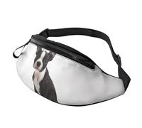 Marsupio sportivo con bandiera del Canada e marsupio casual, regolabile, unisex, per escursionismo/corsa/ciclismo, Simpatico cagnolino., Taglia unica