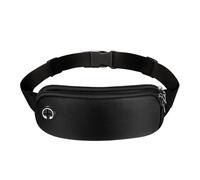 Marsupio sportivo da donna marsupio da uomo in esecuzione marsupio telefono nero borse da palestra accessori da corsa, Nero , 5 pz