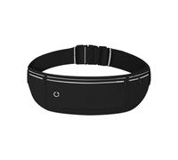 Marsupio sportivo ergonomico resistente all'acqua poliestere riflettente nastro di sicurezza sacchetti immediati per allenamenti Sport Marsupio per telefono, Nero , F, Bellezza di massa