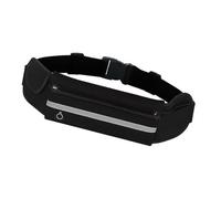 Marsupio sportivo impermeabile con supporto per telefono Cintura da corsa Marsupio sportivo multifunzionale con supporto per telefono, Nero , Bellezza di massa