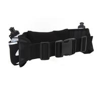 Marsupio sportivo multifunzionale con bottiglie, nero