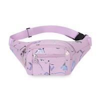 Marsupio sportivo unisex impermeabile multiscomparto con cinturino regolabile