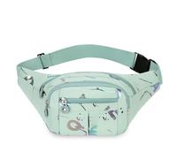 Marsupio sportivo unisex impermeabile multiscomparto con cinturino regolabile