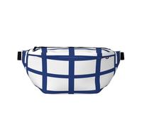 Marsupio stampato con bandiera finlandese con grande capacità e doppie tasche, adatto per viaggi e sport.