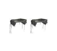 Marsupio Steampunk, marsupio per travestimenti, festa medievale, nero, Set da 2 (nero), 83 cm, come descrizione