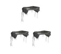 Marsupio Steampunk, marsupio per travestimenti, festa medievale, nero, Set da 3 (nero), 83 cm, come descrizione