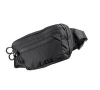 Marsupio stile coreano per uomo donna borsa da cintura moda borsa per telefono borsa cambio borsa semplice marsupio portamonete, Colore: nero.