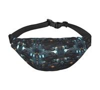 Marsupio Submarine Coral Rays Marsupio, Borsa a tracolla, Uomo/Donna, Corsa, Escursionismo, Alpinismo, Viaggi, Palestra, Fitness Bike, Robot Futuro, Taglia unica