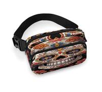 Marsupio Sugar Skulls Marsupio a tracolla Marsupio con cerniera Marsupio con cinghia regolabile