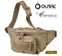 Marsupio Tattico Borsa DEFCON 5 OUTAC Sistema Molle Militare Multitasche COYOTE