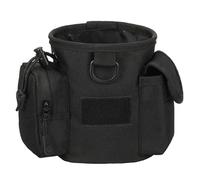 Marsupio tattico, borsa for attrezzi EDC, borsa militare for caccia, addestramento cani, snack, esca, cibo for animali domestici(BLK)