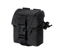 Marsupio Tattico Compatto con Sistema Molle, Mini Borsa Portaoggetti Multiuso per Cintura con Funzione Regolabile, per Sport All'aria Aperta Ed Escursionismo(Black)