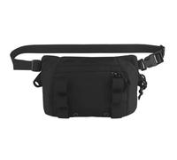 Marsupio tattico con tasca, marsupio tattico universale con gancio e passante borsa da attesa amministrativa con cintura regolabile e tasche con cerniera(Black)