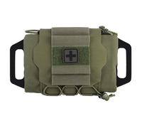 Marsupio Tattico Militare MOLLE Rapido Cintura di Primo Soccorso Borsa Porta Rotolo Medico Sistema a Due Pezzi Borsa con Maniglia in Hypalon