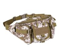 Marsupio Tattico, Militare Resistente All'acqua Marsupio da Esterno Per La Vita Quotidiana Ciclismo Campeggio Escursionismo Caccia Pesca(Desert Digital)