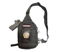 Marsupio Tattico Molle Monospalla Nero CROSSBODY Bag Mil-Tec Carabinieri