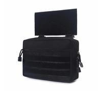 Marsupio Tattico Multiuso con Anello e Passante per Il Trasporto Sottoaddominale, Borsa per Accessori Tattici, Zaino(Black)