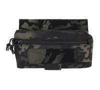 Marsupio Tattico Petto Mini Drop Pouch, Versatile Zaino Medico Multiuso, Resistente Organizer per Attrezzi In Nylon per Gilet da Petto(Bcp)