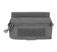 Marsupio Tattico Petto Mini Drop Pouch, Versatile Zaino Medico Multiuso, Resistente Organizer per Attrezzi In Nylon per Gilet da Petto(Gray)