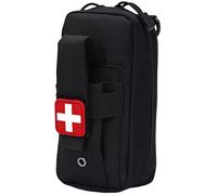 Marsupio tattico Rip-Away E.MT, kit di pronto soccorso medico MOLLE, contiene forniture per t.raumi, nylon 600D (Black)