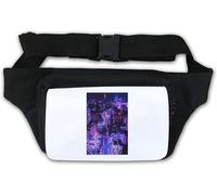 Marsupio Tokyo Midnight Neon Street Vaporwave Styled bianco