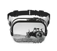 Marsupio tranquillo per donne e uomini, marsupio alla moda per allenamento, corsa, viaggi, escursionismo, Nero, One Size