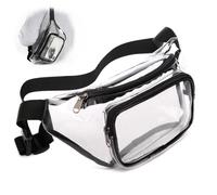 Marsupio Trasparente, Impermeabile, Regolabile per Viaggi, Feste, Sport, Corsa, Escursionismo, Uso Quotidiano