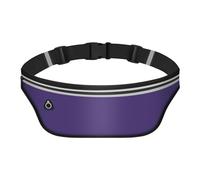 Marsupio ultra sottile per donne e uomini, cintura da corsa sottile, marsupio da corsa, impermeabile, cintura per soldi, Viola, Moda