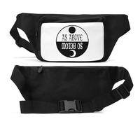 Marsupio unisex As Above So Below Sun and Moon nero