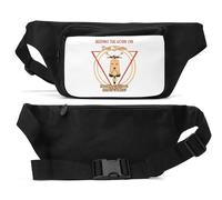 Marsupio unisex con segnale acustico del corno sul papà è un ricordo d'infanzia caro per molti marsupio unisex nero