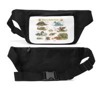 Marsupio unisex Legendary Dragons of Northern Europe Varieties, nero