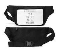 Marsupio unisex "No It's Not Graded Yet I'm A Teacher Not A Magician", nero