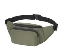 Marsupio Uomo Donna Marsupio Sportivo Running Outdoor Impermeabile Cintura Regolabile per la corsa, ciclismo, viaggi, passeggiate, escursionismo, pesca, campeggio (Army green)