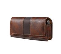 Marsupio Uomo in Pelle Compatibile con Samsung Galaxy Z Fold 6/5/4/3/2/1 5G Cover, Orizzontale Borsa Cintura Pelle Sacchetto Borsello Custodia Fondina Compatibile con Huawei Mate X3/Mate X2/SM-W23/W22