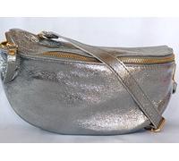 marsupio VERA PELLE morbida piccolo tracolla portatelefono borsetta nero