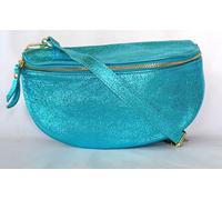 marsupio VERA PELLE morbida piccolo tracolla portatelefono borsetta nero