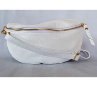 marsupio VERA PELLE morbida piccolo tracolla portatelefono borsetta nero