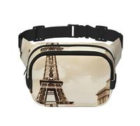 Marsupio vintage Parigi Torre Eiffel Farfalla Marsupio Regolabile Grande Marsupio da Viaggio Marsupio Unisex