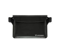 MARSUPIO WOZINSKY WWS-01 - PVC impermeabile - Nero - cerniere YKK - 22x15x4 cm